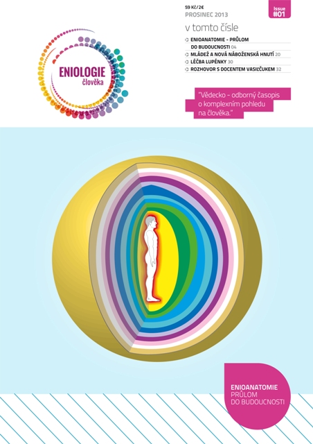 Obálka časopisu Eniologie člověka, číslo 1, vydání prosinec 2013